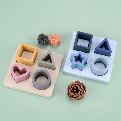 Сортер из пищевого силикона Голубой