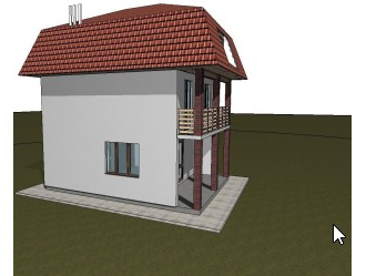 Двухэтажный дом с одной спальней 55м² (S22)