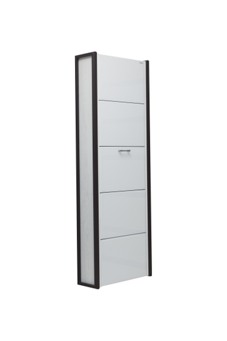 Обувница Диана Комфорт-5 (стекло белое)