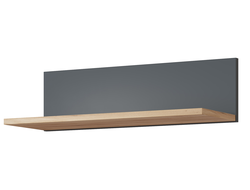 Прихожая ЭМИЛИЯ - Полка ЭЛ-8 Дуб Крафт золотой/Графит