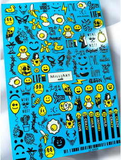 Слайдеры для ногтей LINZA 8*12 см LZ-004