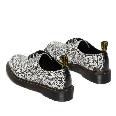 Полуботинки Dr Martens 1461 Bex Keith White Black