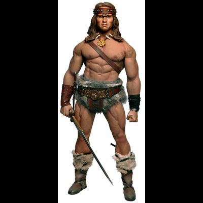 Конан-варвар, Арнольд Шварценеггер (Лимитированный выпуск, всего 300 шт. на весь мир) - Коллекционная ФИГУРКА 1/6 scale Conan the Barbarian, Arnold Schwarzenegger (LIMITED EDITION 300 pcs) (MC01-2019 + MC01-HEAD + PL2016-M35) - Kaustic Plastik