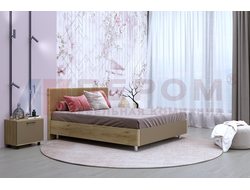 КР-5011/5012/5013/5014 Кровать Гикори Джексон Светлый/Латте Матовый