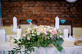 Композиция на стол молодоженов №73