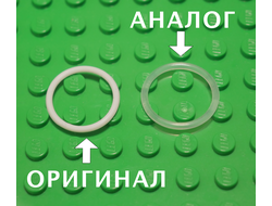 !АНАЛОГ! Rubber Belt Small  Round Cross Section  - Approx. 2 x 2, Trans-Clear (x71)