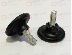 JOK-14 Ножка регулируемая системы Joker-Uno d=25 мм, цвет: черный