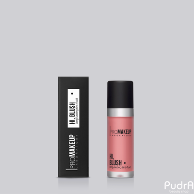 PROMAKEUP laboratory Стойкие румяна-флюид многофункциональные HI, BLUSH,  тон 101 coral / кораллово-розовый