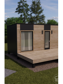 Модуль дома "Фиеста" (с террасой)