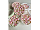 Шляпная коробка мини с зефирными тюльпанами