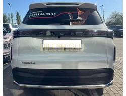 Защита заднего бампера Папа Тюнинг d60 для Chery Tiggo 4 2024-