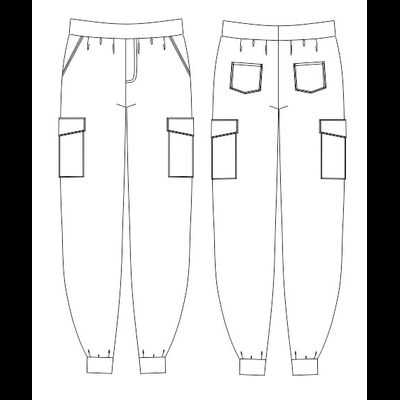Выкройка детских джоггеров (PDF, размеры 110-134)