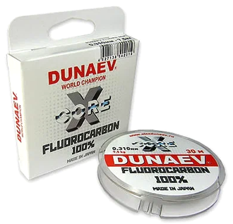 Флюорокарбон Dunaev X-Core Fluorocarbon 100%, 30м, 0.330мм