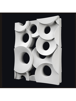 Декоративный 3D блок для перегородки из гипса (модель 108)