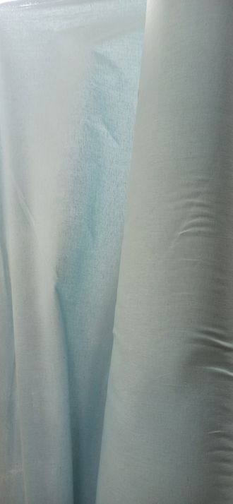 Ткань льняная "Бледно-голубой" 220 см