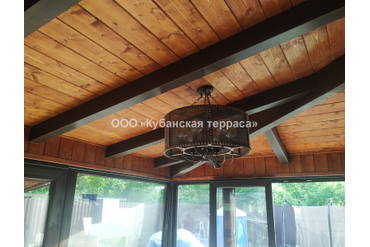 Терраса крытая, теплая