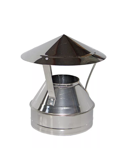 Оголовок с флюгарком (внутри нерж. AISI 430 0,5 мм)