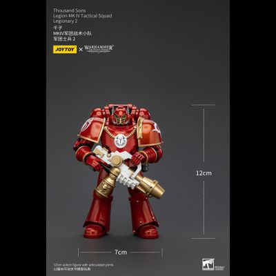 Легионер Тысячи Сынов (Warhammer Horus Heresy) - КОЛЛЕКЦИОННАЯ ФИГУРКА 1/18 Thousand sons Legion Legionary 2 (JT5970) - JOYTOY