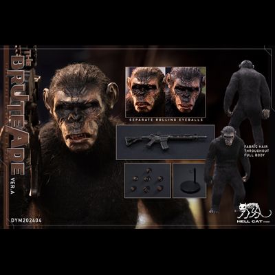 Шимпанзе Коба (серия "Планета Обезьян") - Коллекционная ФИГУРКА 1/6 Ape Leader Standard ver (DYM202404A) - Hell Cat