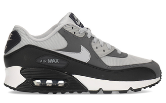 Nike Air Max 90 Серые с черным, сетка