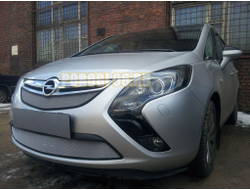 Защита радиатора Opel Zafira Tourer 2012- chrome низ