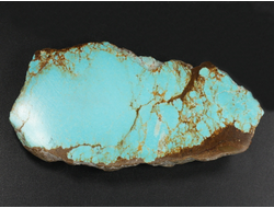 Бирюза, срез полированный с одной стороны, США, Невада (80*41*14 мм, 43 г) №37861