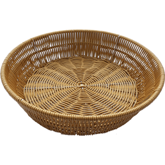 Корзина круглая (2316BR) d36х8см, коричневая