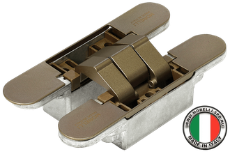 Скрытые петли MORELLI с 3-D регулировкой HH-16 AB Цвет - Античная бронза