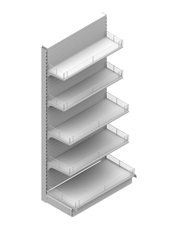 Стеллаж пристенный