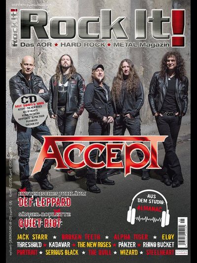 Rock It Magazine № 101 October 2017 Accept Cover Иностранные музыкальные журналы, Intpressshop
