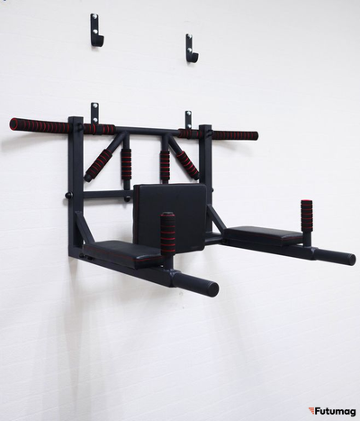 ТУРНИК - БРУСЬЯ - ПРЕСС POWERFIT 5 В 1 МУЛЬТИХВАТ черный