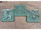 Декор-изразец к плитке под кирпич Kamastone Сказка 4511, темно-зеленый, под малахит