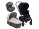 Joie Chrome DLX + спальный болк Chrome Carrycot + автокресло Joie i-Gemm