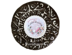 Пряник заварной глазированный "Ваш свадебный дизайн" для гостей 420 гр.