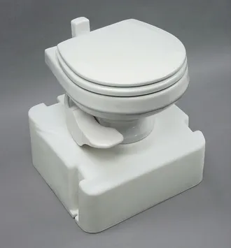 Гравитационный туалет с педалью SeaLand 711+M28