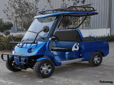 Гольфкар GreenCamel A2P 52 Ah 12V Синий