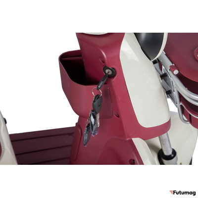 Электротрицикл Rutrike Gelbert Mercury 48V/60V 650Вт бело-красный