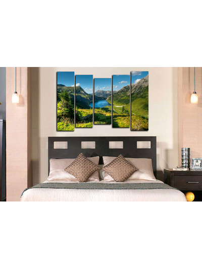 Модульная картина "Горный воздух"