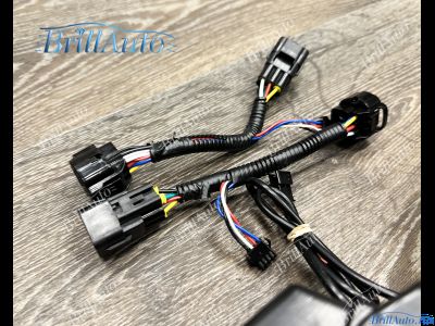 Противотуманки Toyota Land Cruiser Prado 150 LED черные (3 режима)