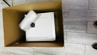 коробка, для, упаковки, монитора, системника, большого, под, монитор, системный блок, компьютера