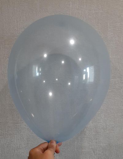 Воздушный шар &quot;Голубой. Кристалл&quot; 30 см.