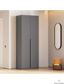 ШК 5 800 шкаф двустворчатый распашной Графит