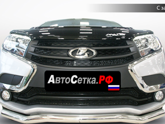 Premium защита радиатора для Lada XRAY 2015, 2016, 2017, 2018