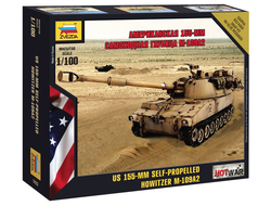 Сборная модель: (Звезда 7422) Американская самоходная гаубица "М-109 А2"