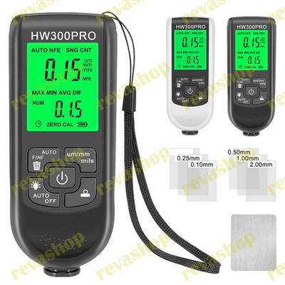 Толщиномер для ЛКП, HW300PRO, толщиномер ЛКП HW300PRO, инструмент для измерения толщины ЛКП, автомоб