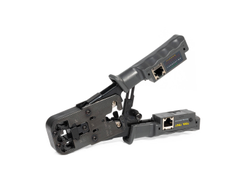 Пресс-клещи для RJ разъемов JT-03T серия ПРОФИ (кримпер) для разъемов RJ-45, RJ-12, RJ-11, RJ-22 c тестером витой пары