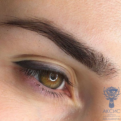 Пигмент для бровей Dark brown (Брюнет), 6 мл, AS-Company by Alina Shakhova