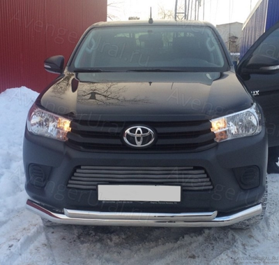 Защита передняя двойная нижняя 76,1/60,3 мм