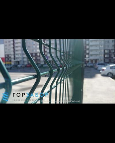 Монтаж 3D забора под ключ с бетонированием столбов