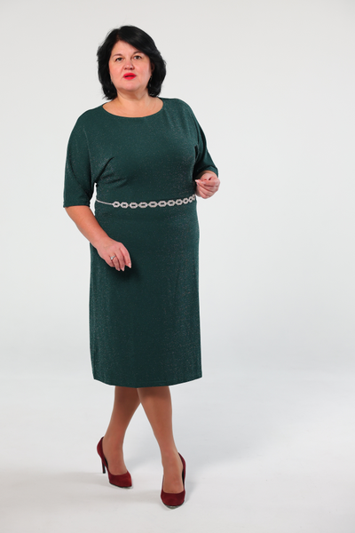 Платье 69-1123 зеленый